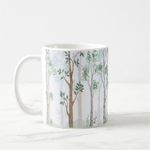 Caneca De Café Ilustração de aquarela — Floresta de fada. i Crian