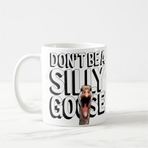 Caneca De Café Ilustração de Arte Não Seja Um Ganso Bobo