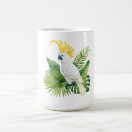 Caneca De Café Ilustração de cacatua papagaio