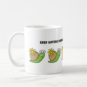 Caneca De Café Ilustração de Caracol Fofo Presente Excêntrico d