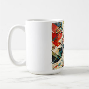 Caneca De Café Ilustração de Casal de Noiva Moderno Art Deco