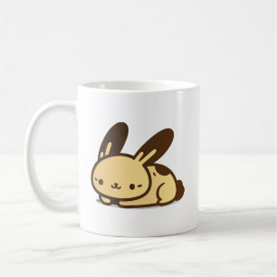 Caneca De Café Ilustração de Coelho Design de Arte de Animal Fo