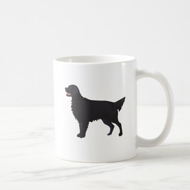 Caneca De Café Ilustração de Criação de Cachorro de Retriever Rev (Direita)