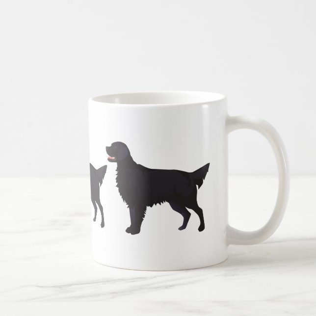 Caneca De Café Ilustração de Criação de Cachorro de Retriever Rev (Direita)