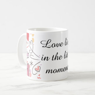 Caneca De Café Ilustração de Doodle de Amor Divertido