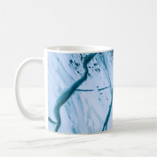 Caneca De Café Ilustração de formação de rochas rachadas