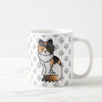 Ilustração de Gato de Desenho Animado Fofo Persa T