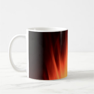 Caneca De Café Ilustração de incêndio vermelho