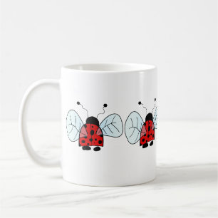 Caneca De Café Ilustração de Joaninha Fofa