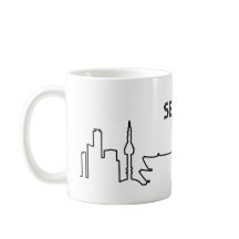 Ilustração de linha Seul