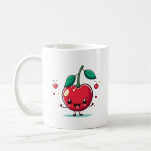 Caneca De Café Ilustração de Maçã de Desenho Animado Clipart de