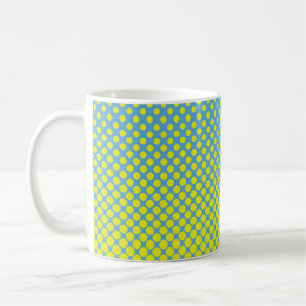 Caneca De Café Ilustração de meio tom pop, arte, padrão, cômico,