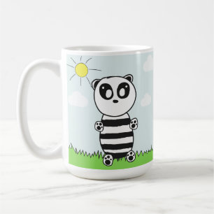 Caneca De Café Ilustração de Panda Fofo