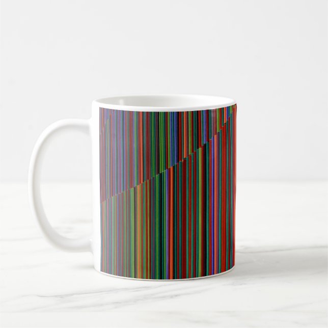 Caneca De Café Ilustração distribuída multicolorida (Esquerda)
