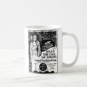 Caneca De Café Ilustração do arrendamento de 1926 automóveis