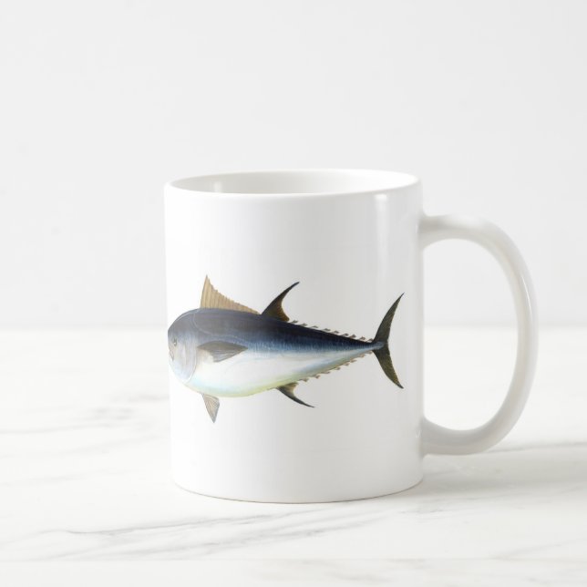 Caneca De Café Ilustração do atum de Bluefin (Direita)