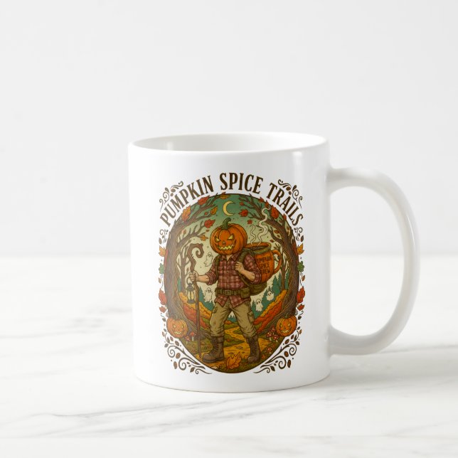 Caneca De Café Ilustração do Caminho de Ouriço de Bombaim (Direita)