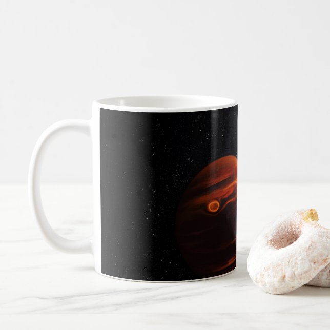 Caneca De Café Ilustração Do Exoplaneta Vhs 1256 B E Das Suas Est (Com Donut)