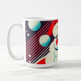 Caneca De Café Ilustração do Papai Noel Encantador