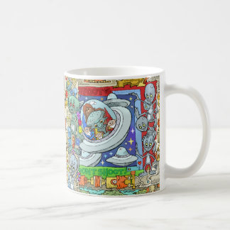 Caneca De Café Ilustração dos desenhos animados, de Bigfoot.