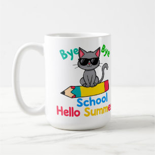 Caneca De Café Ilustração Fofa de Férias de Verão