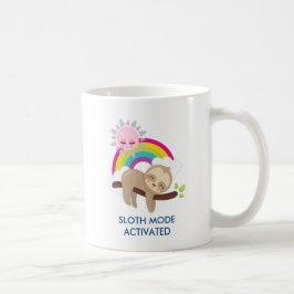 Caneca De Café Ilustração Funny Ativada no Modo Lúteo