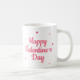 Caneca De Café Ilustração Romântica de Coração de Casal Fofo Pres