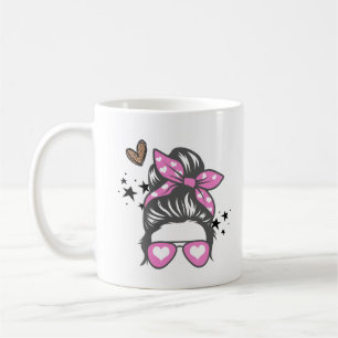 Caneca De Café Ilustração rosa - Namorados de amor bonito