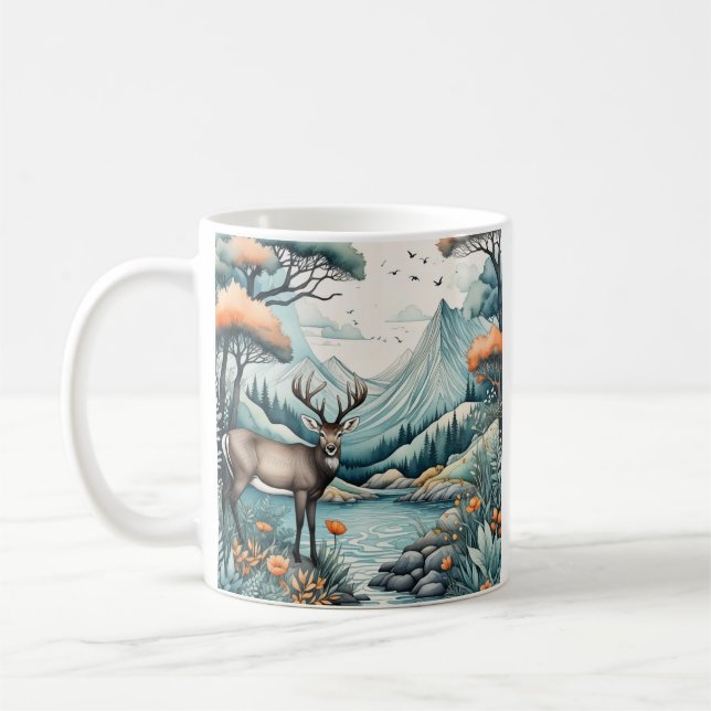 Caneca De Café Ilustrações artísticas (Esquerda)