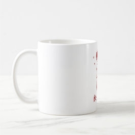 Caneca De Café Ilustrações sentimentais e de amor em arte de linh