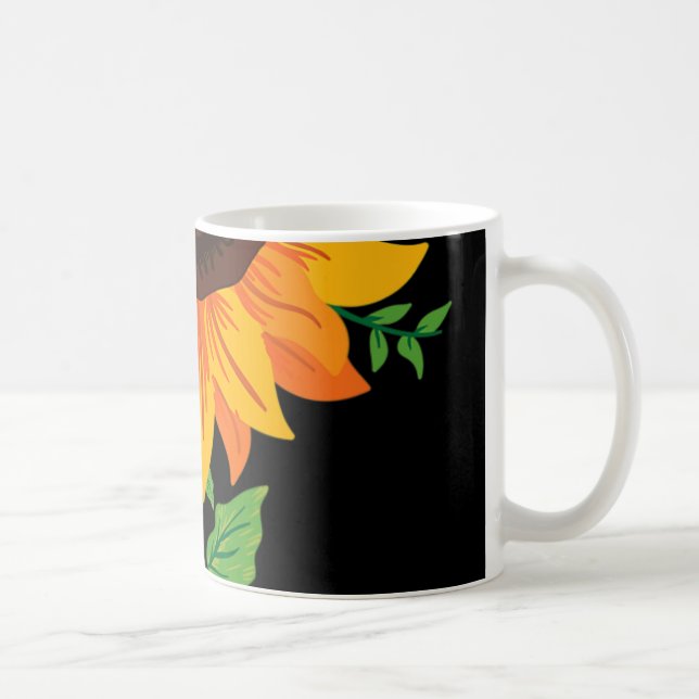 Caneca De Café ILY ASL Gesto de Mão Surdo Perda de Consciência (Direita)