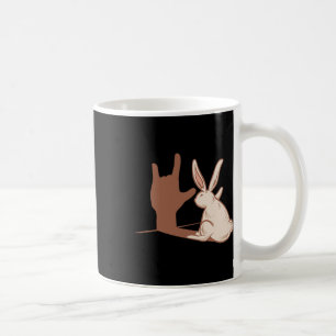 Caneca De Café Ily Rabbit Gestual Asl Surdo Perda Auditiva Consci