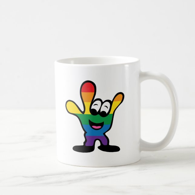 Caneca De Café ILYrainbowFinal (Direita)