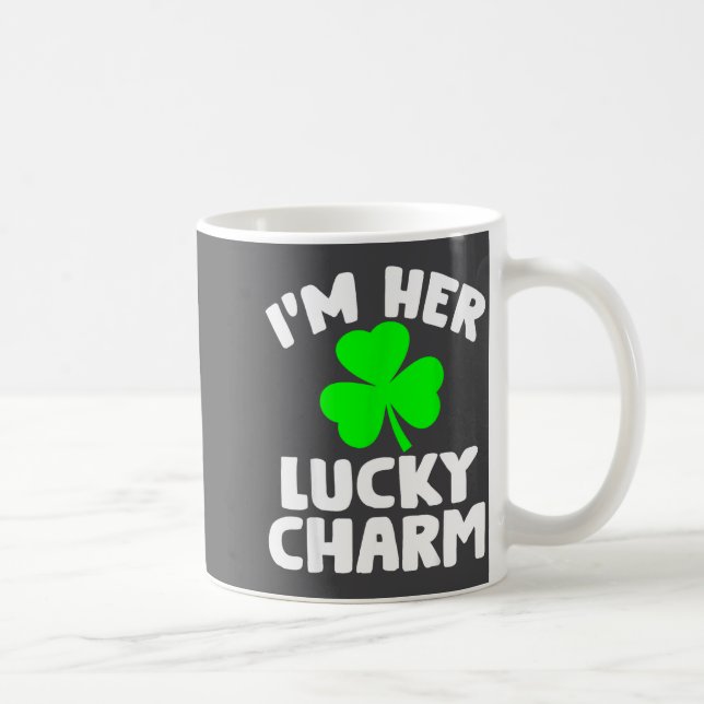 Caneca De Café I'm Her Lucky Charm Funny Couples St Patrick's Day (Direita)