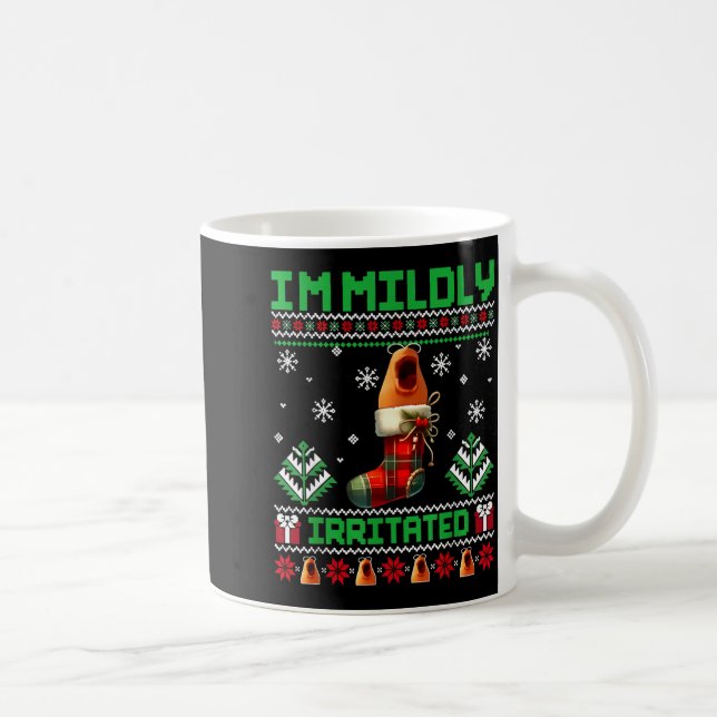 Caneca De Café I'm Mildly Irritated Marcus The Worm Christmas Fun (Direita)
