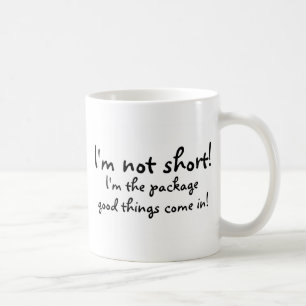 Caneca De Café Im não Short Im o pacote que as boas coisas entra