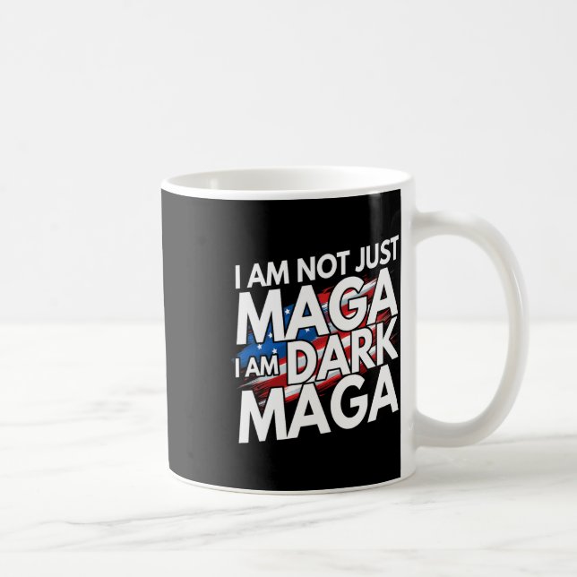 Caneca De Café I'm Not Just Mega I'm Dark Mega Trump Elections  (Direita)