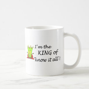Caneca De Café Im o rei Saber Todo