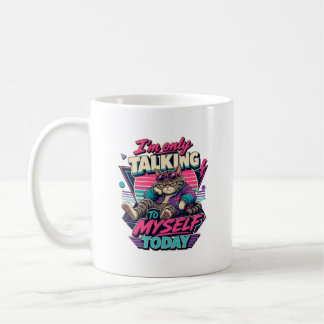 Caneca De Café I'm Only Talking To Myself Today, Cat