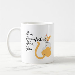 Caneca De Café I'm Purr-fect (Perfect) For You, Perfect Cat 