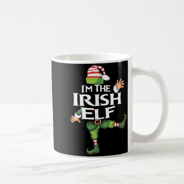 Caneca De Café Im The Irish Elf Christmas Eve Xmas Elf Squad Cos  (Direita)