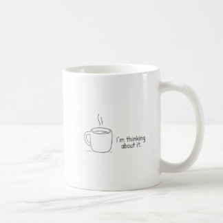 Caneca De Café I'm thinking about it.