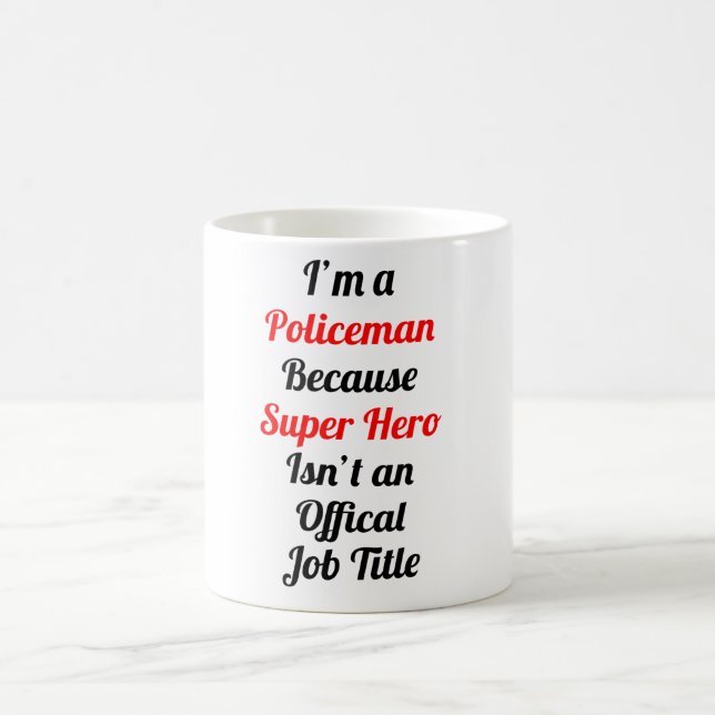 Caneca De Café Im um polícia (Centro)