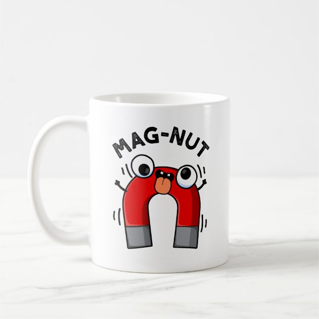 Caneca De Café Ímã Engraçado Trocadilho de Ímã (Esquerda)