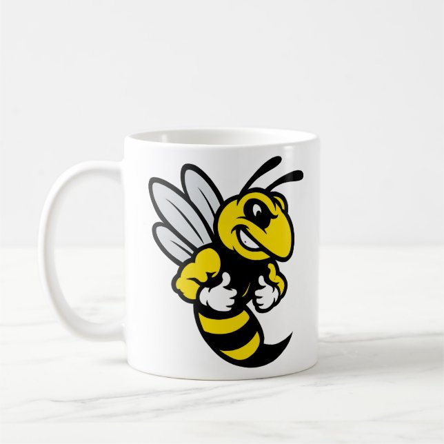 Caneca De Café Imabee Reversed Funny Bee (Esquerda)