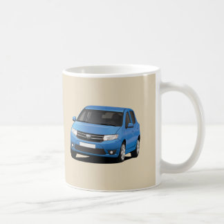 Caneca De Café Imagem Blue Dacia Sandero 2 x -