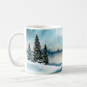 Caneca De Café Imagem Cena de inverno Maravilha
