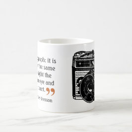 Caneca De Café Imagem da câmera fotográfica de 2 páginas fotograf