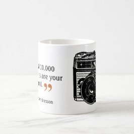 Caneca De Café Imagem da câmera fotográfica famosa de 3 páginas
