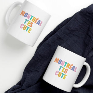 Caneca De Café Imagem da cidade de Montreal - Mug colorido modern
